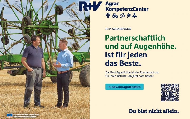 R+V: Vielfältige Absicherung für jeden landwirtschaftlichen Betrieb