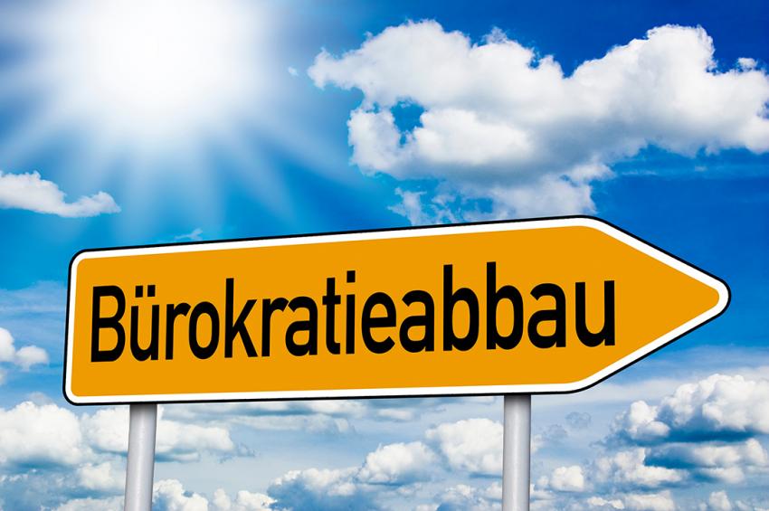 Bürokratieabbau im Arbeitsprozess